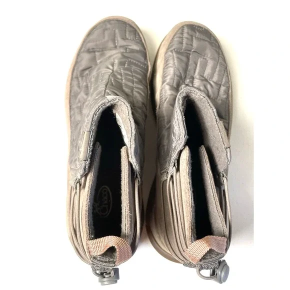 Chaco Women's Boots 8 Borealis Ridge Waterproof Boot Gray Morel Quilted Suede - Picture 5 of 10